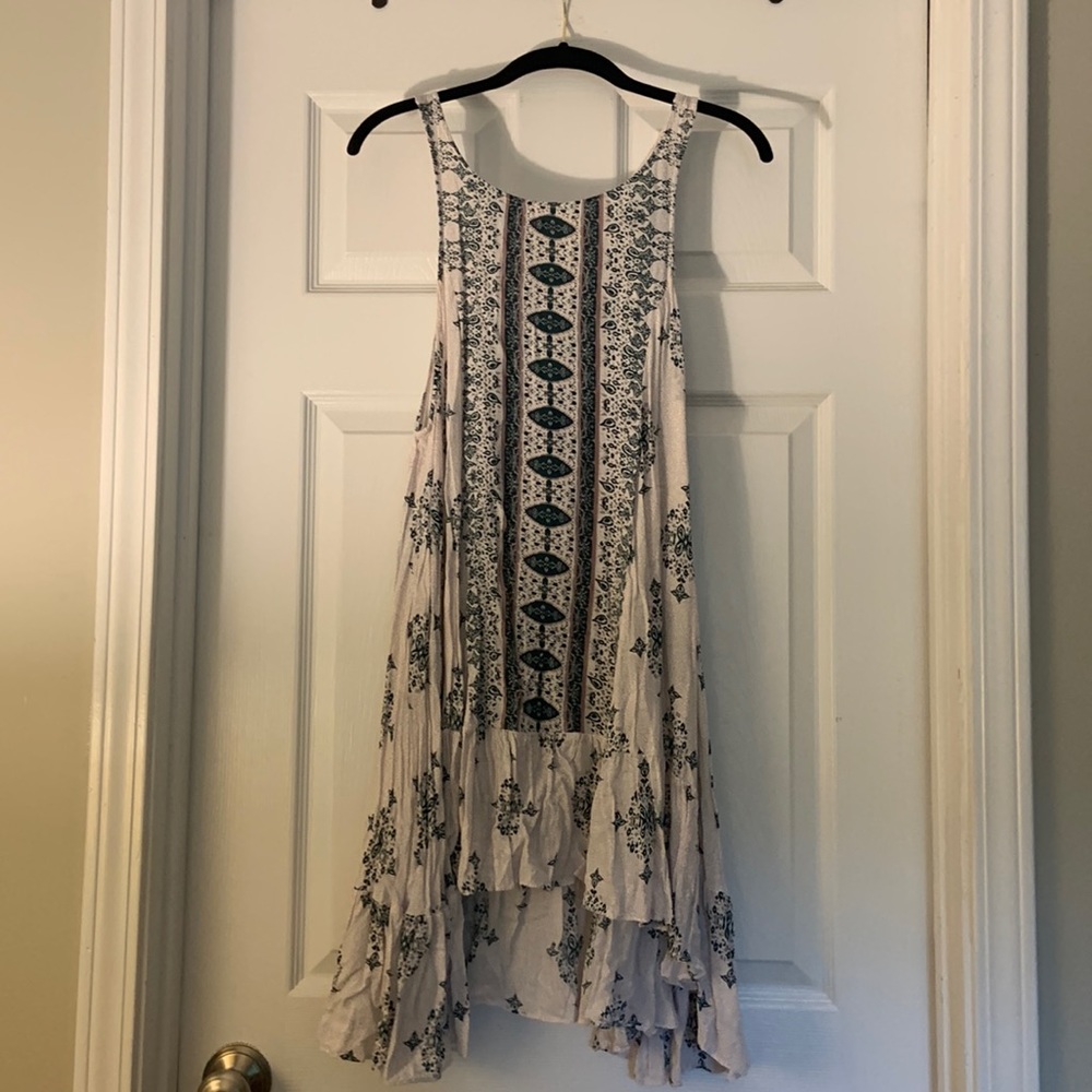 Free People Gypsy Print Tunic/Mini Dress - size Small